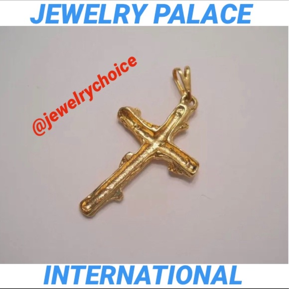 🆕14K Gold Filled Beautiful Bamboo Cross. - Picture 7 of 10
